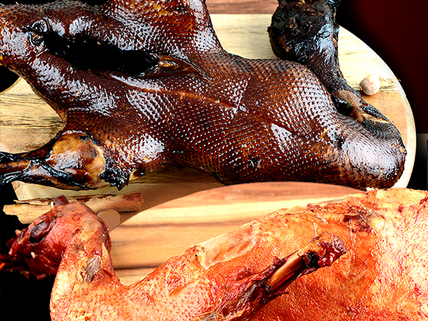 熏烤鴨子400g辣烤鴨子400g